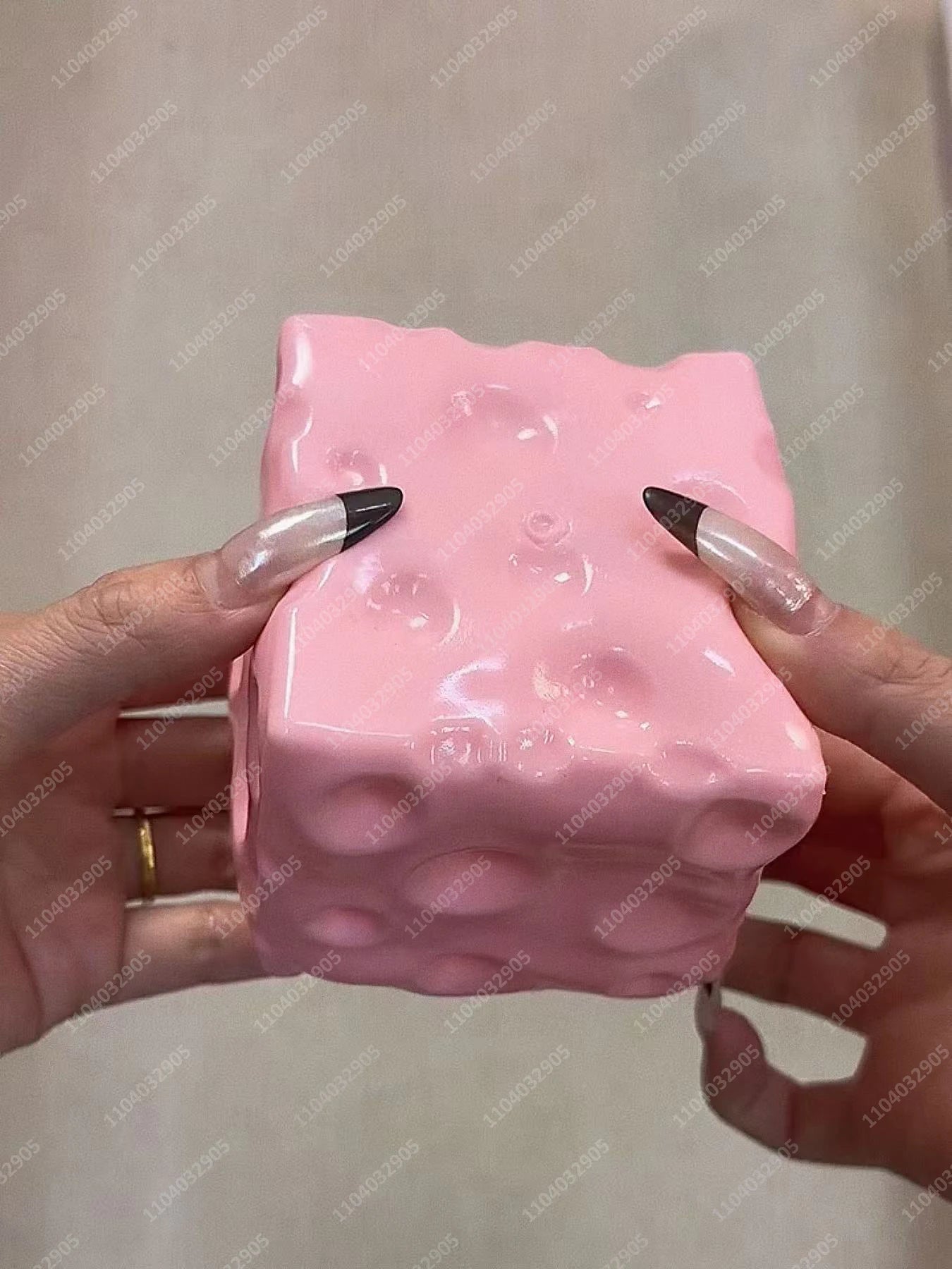 Jumbo Cheese Cube Squishy