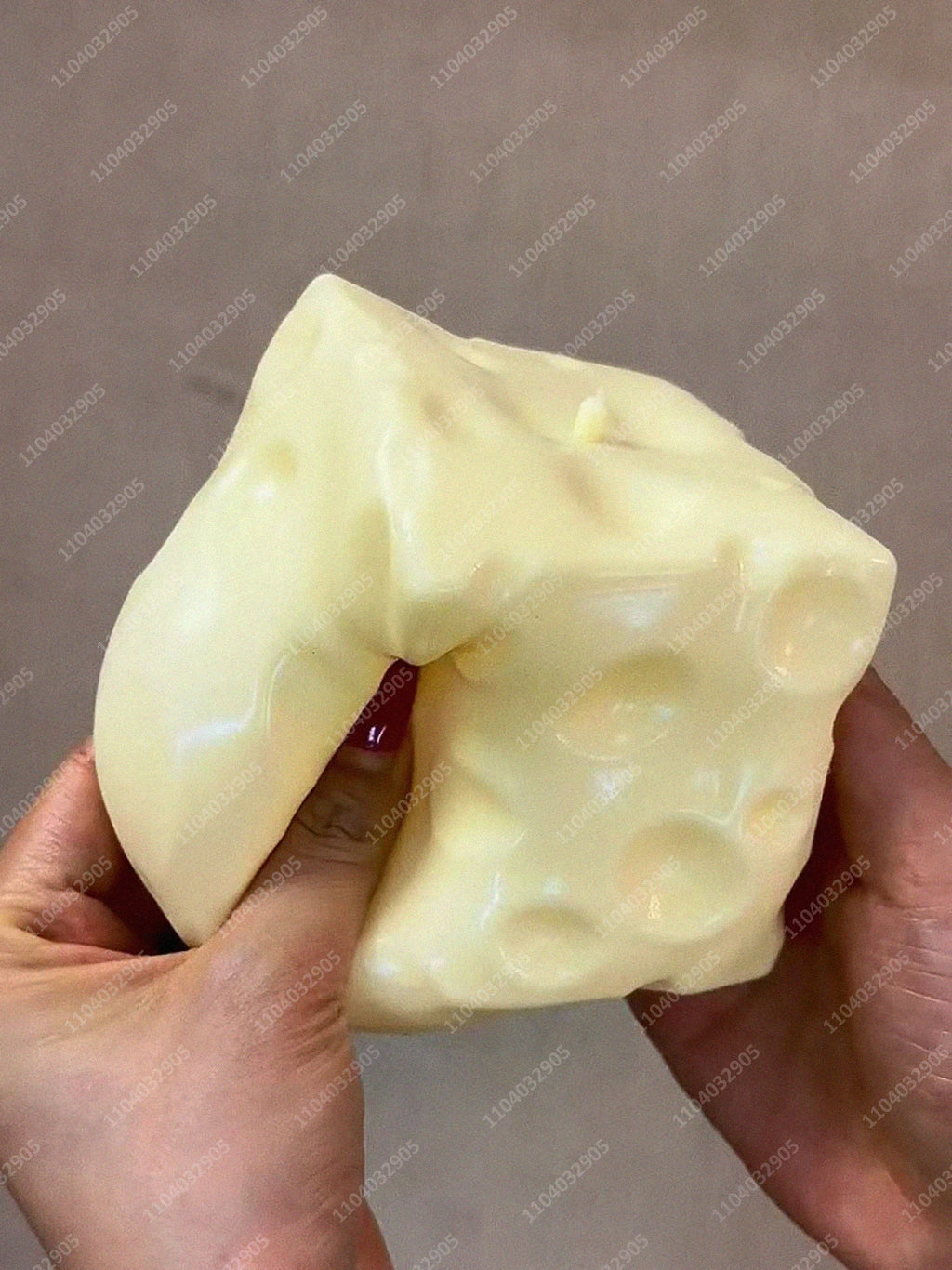 Jumbo Cheese Cube Squishy