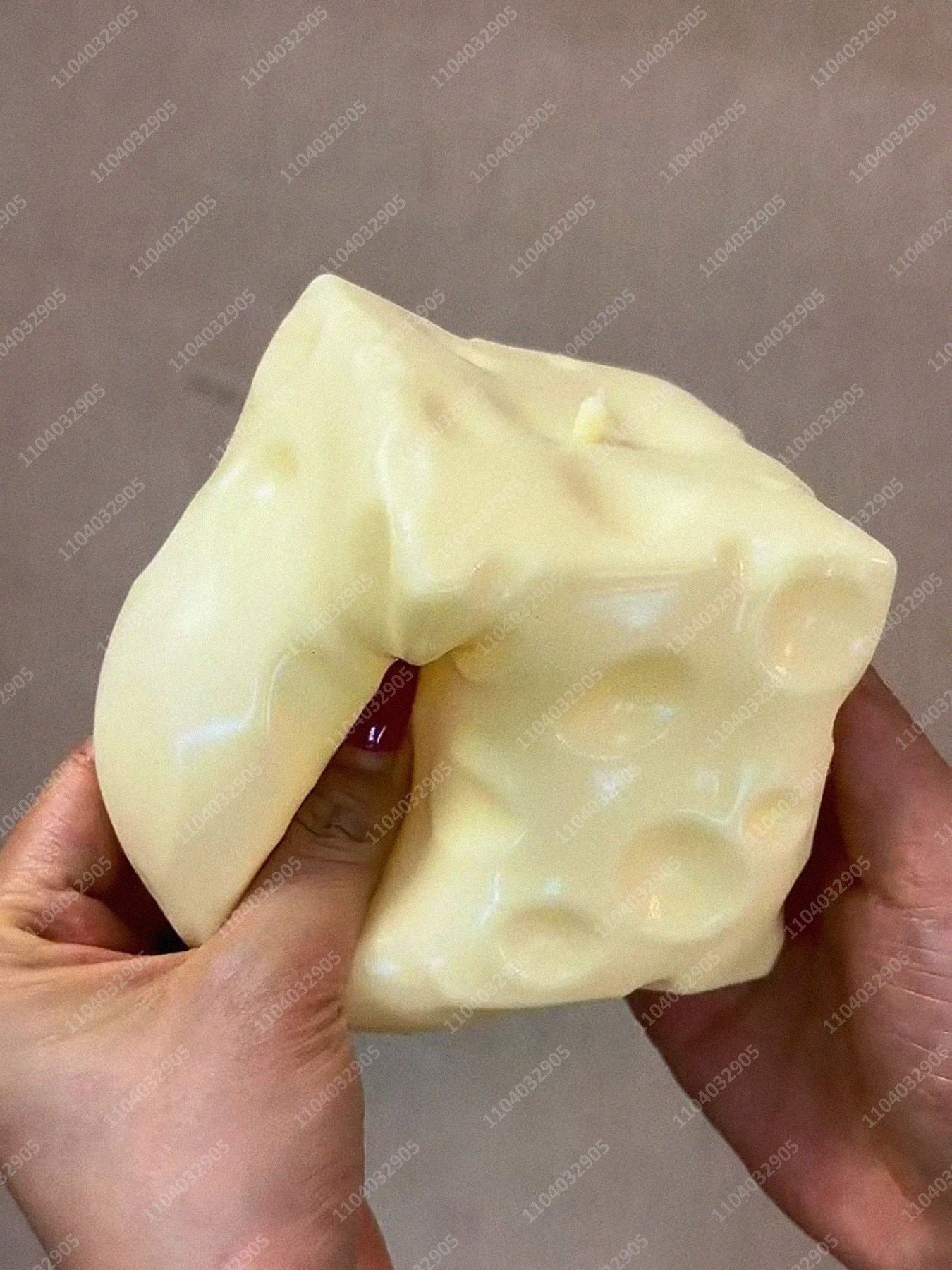 Jumbo Cheese Cube Squishy