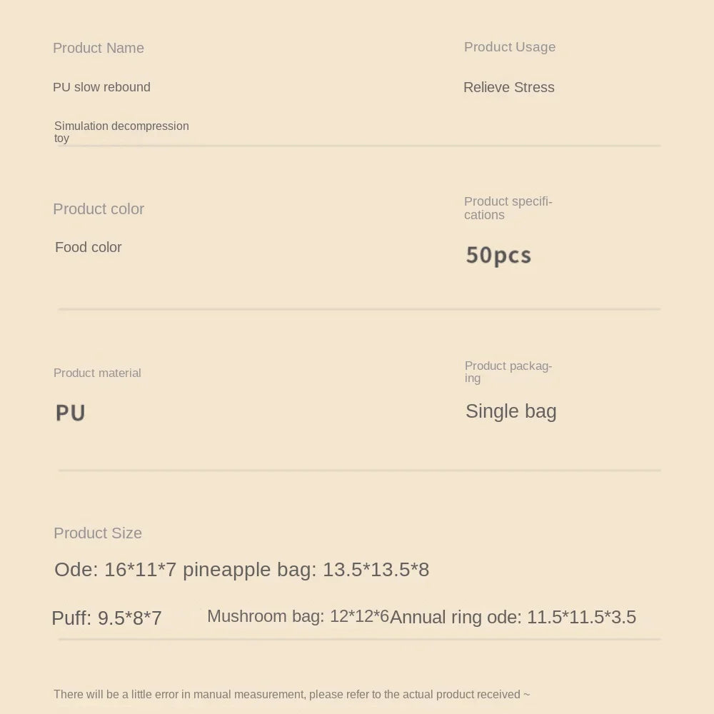 Bread Products Squishy