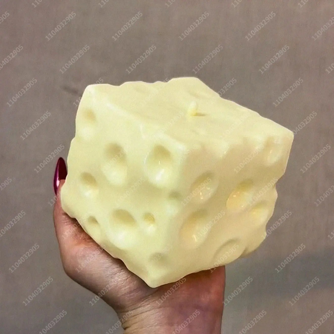 Jumbo Cheese Cube Squishy