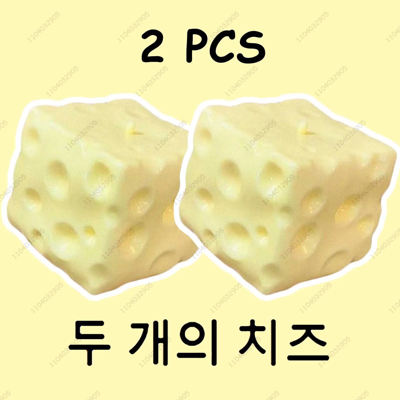 Jumbo Cheese Cube Squishy